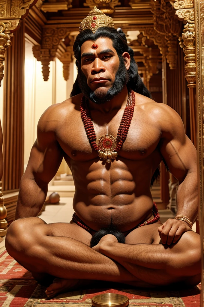 Hanuman with gada
