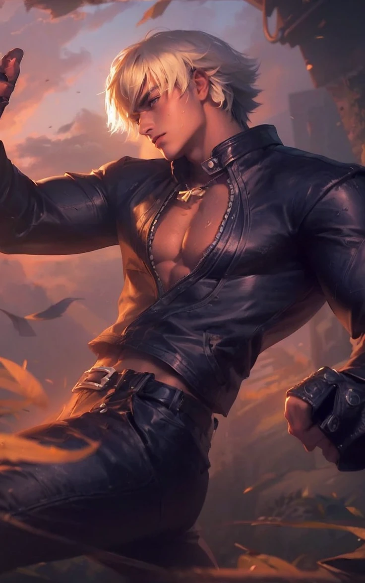 ((High quality)), ((masterpiece)), ((highly detailed)), perfect face, realistic, ((man)), ((Asian)), full body, young, 20 years old, black hair, comma hair style, ((handsome)), detailed eyes, beautiful detailed nose, realistic body, realistic light, comfortable exprssions, cute guy, sweat guy, cool guy, young, muscular body, abs