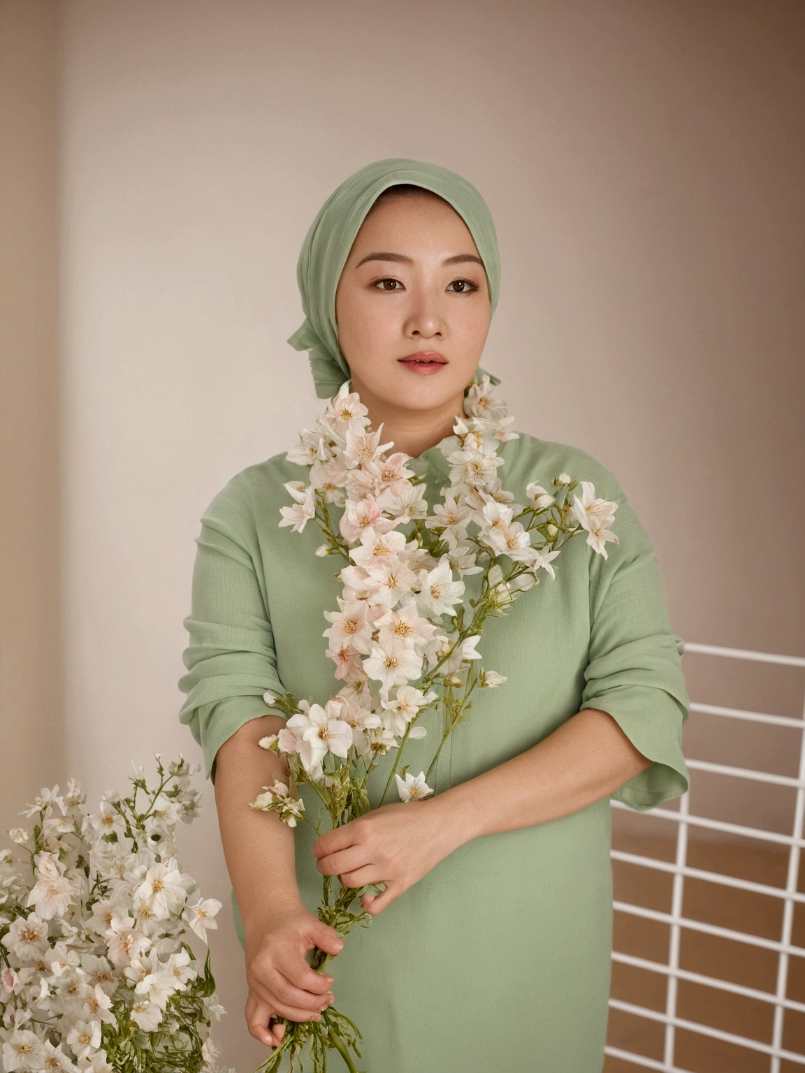 Floral background, blurred
