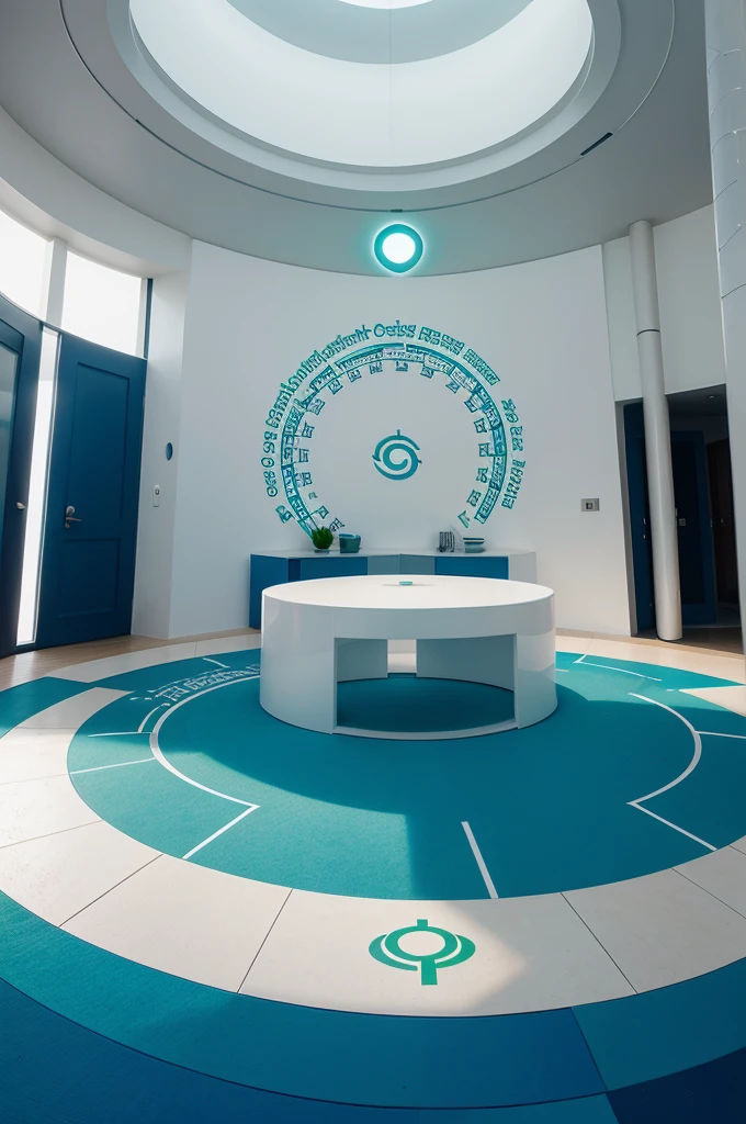 At the center of the logo will be an innovation circle, surrounded by seven icons. The cycle will be drawn in blue and green, reflecting the basics of Smart Bangladesh. "Smart Bangladesh" will be written below or on the side of the logo, which will make the logo more meaningful and distinctive