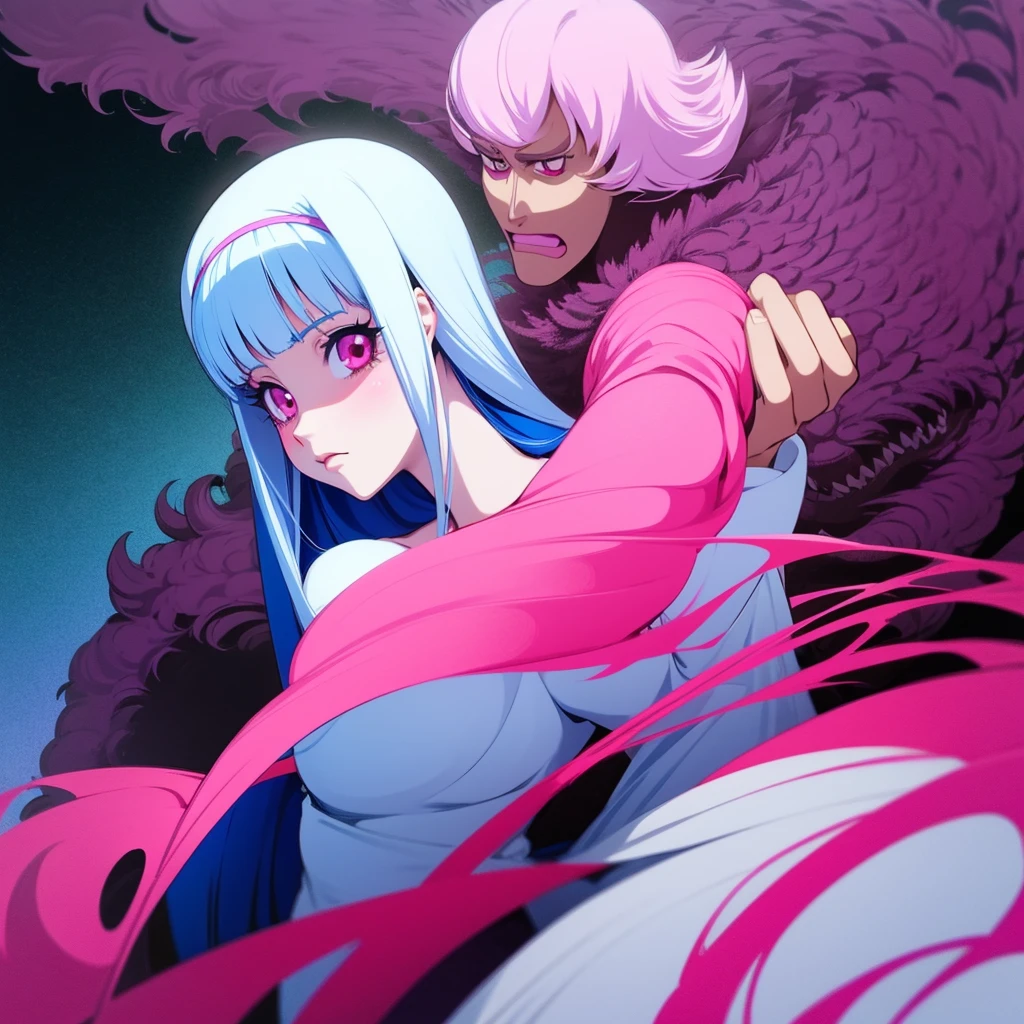 anime girl with long pink hair and white top, Animation drawn by Kentaro Miura, Popular topics on pixiv, Arts & Crafts, Anime visual of a cute girl, , cute anime girl, seductive anime girl, pretty anime girl, beautiful anime girl, anime girl, (anime girl), an anime girl, young anime girl, anime best girls