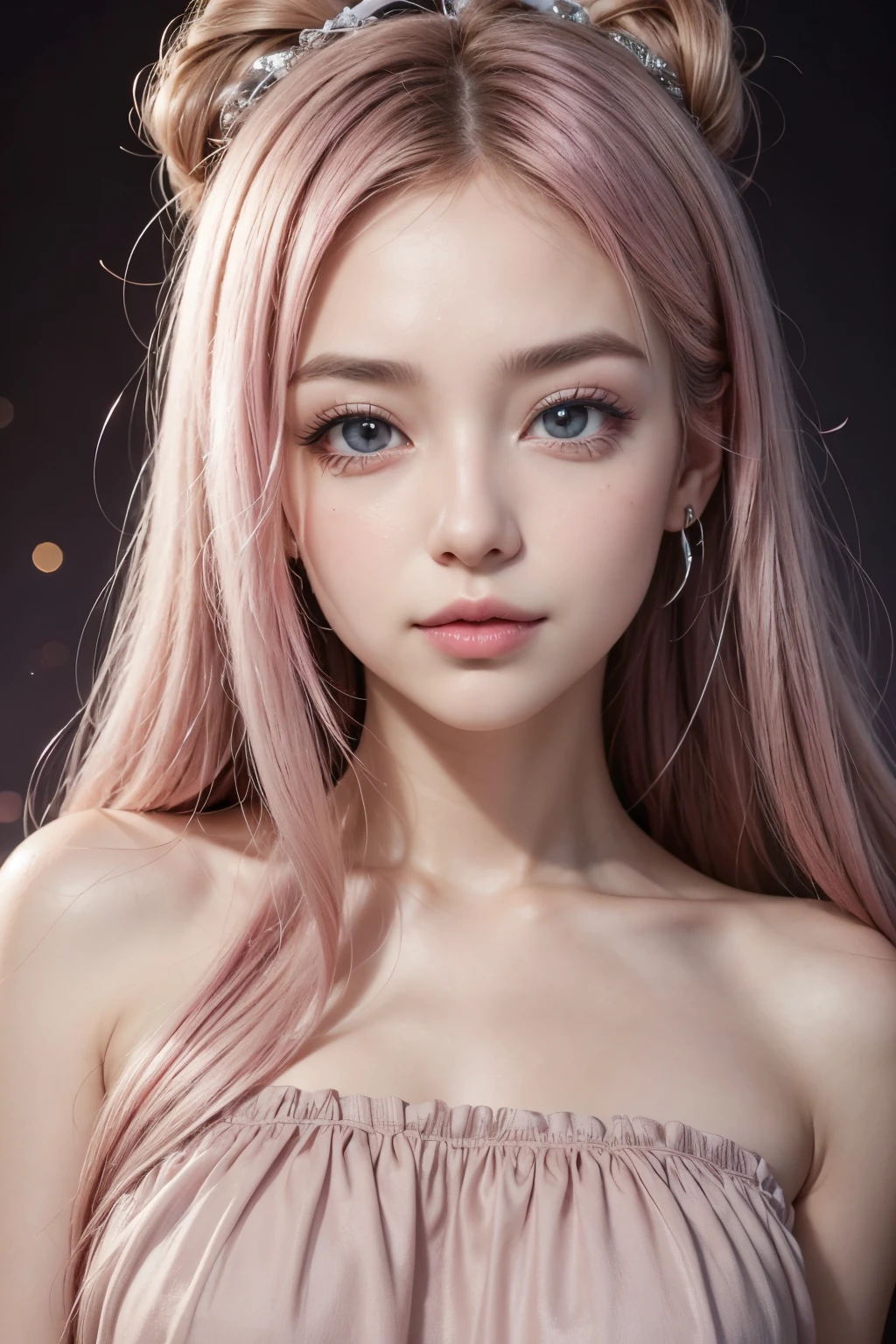 Create a unique logo with the name SILVA BEAUTY and a slanted eye symbol , with silver and pink colors
