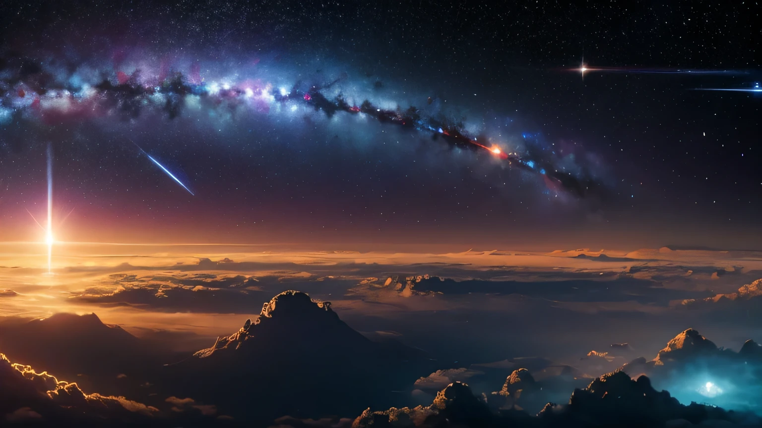 masterpiece, 最high quality, high quality, Very detailed Cg Unity 8K wallpaper, Depth of written boundary, High resolution,,Realistic,Very detailed, complex, High detail, universe, space, milky way, performer, planet, Astronaut, kosmos, Celestial Bodiesの, Star Cloud, Black Hole, solar system, Universe Line, supernova, Deep space, Celestial Bodies