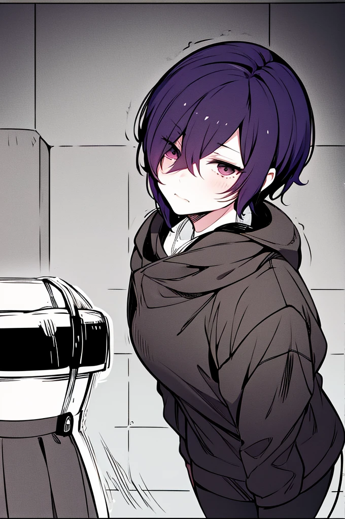 Kirishima Touka, embarrassed, looks away