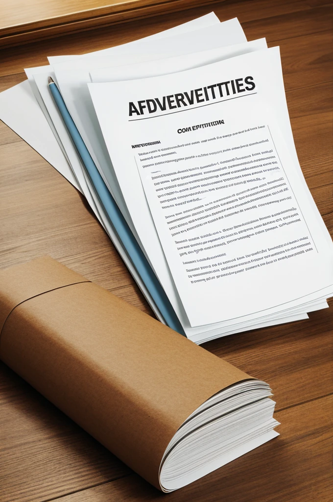 Create a advertisement paper