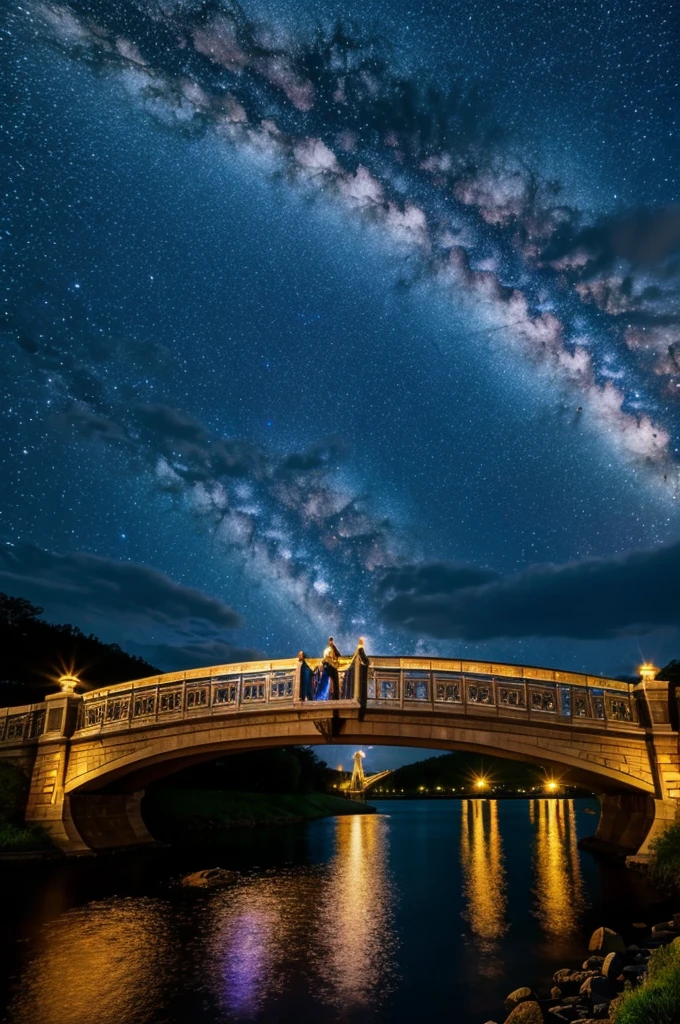 combination of a Heavenly Bridge, Bright Galaxy and Royal Star