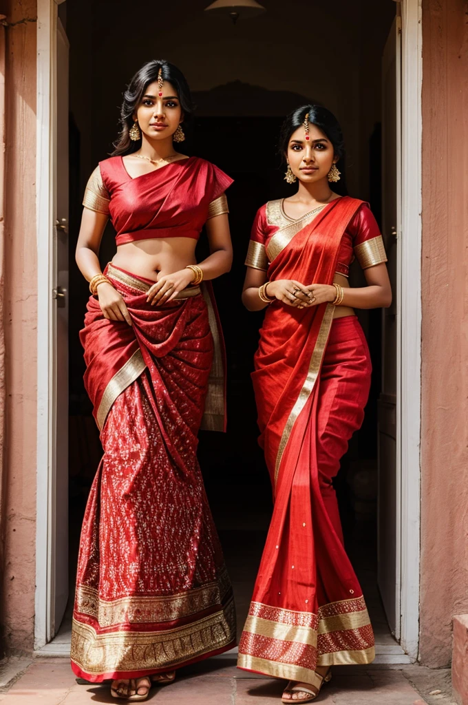 Indian women in traditional dress