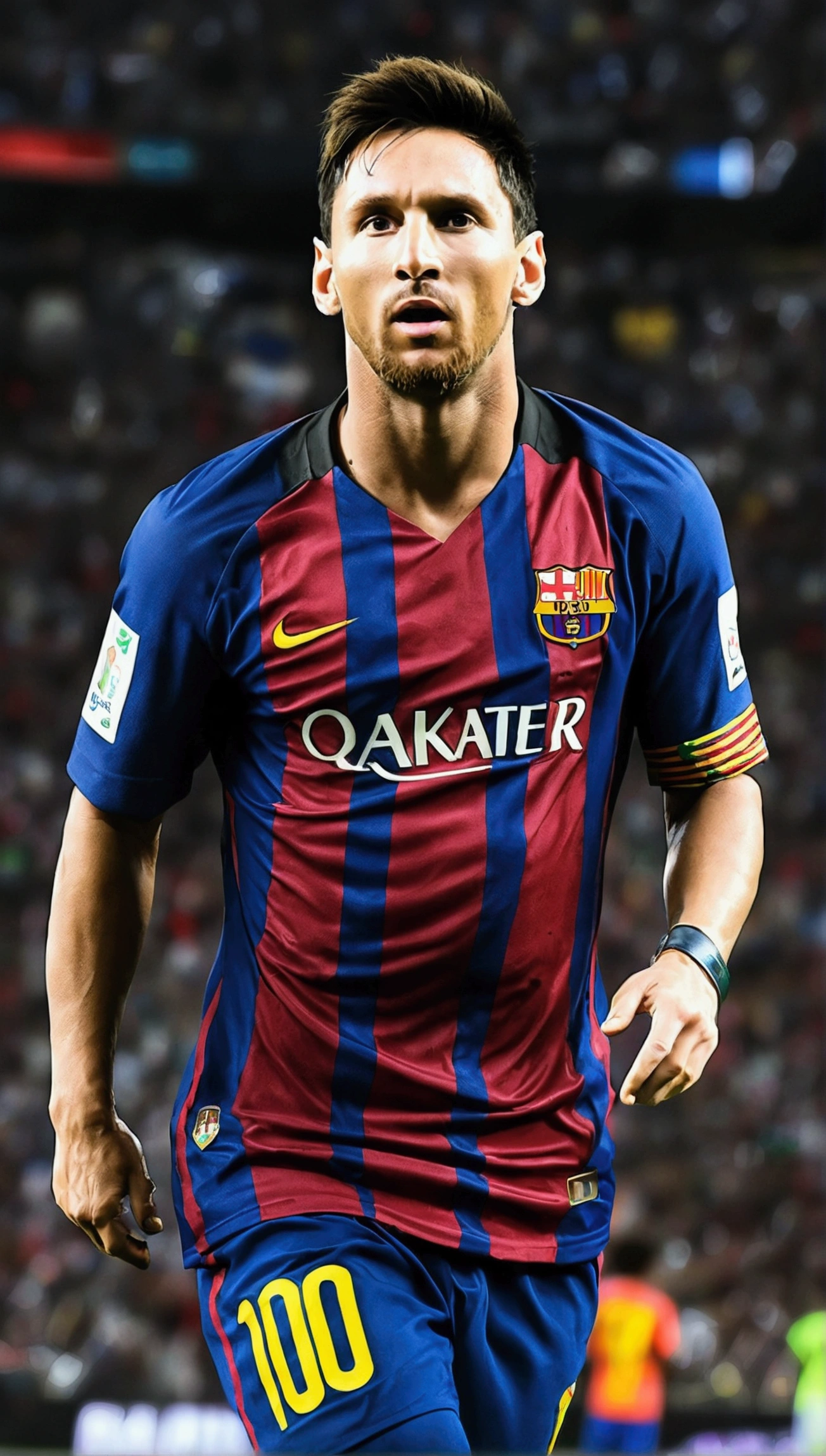 Lionel Messi , Neymar Jr , Cristiano Ronaldo , anime style , football player , (( Image without abnormalities )) , Standard Scenario , best quality , best resolution , Masterpiece, black t-shirt