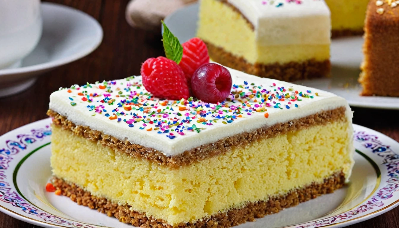 A close-up shot of an exquisitely decorated confection from Gokul, showcasing its delicious sweetness. It could be a mouthwatering slice of cake, a scoop of ice cream with toppings, or a plate of freshly made pastries.