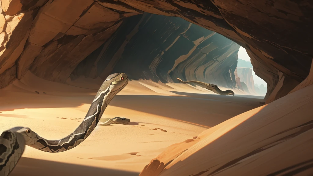 (Snake:1.6),
(In the desert:1.2),(full_shot:1.6),(In the cave:1.2), (ระเบิดไฟ:1.2)