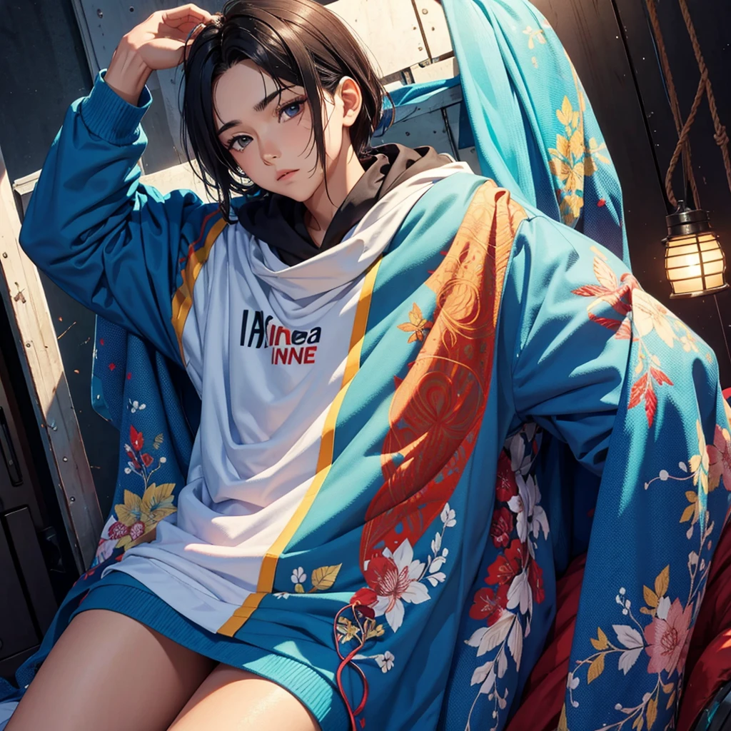 have word YASIN X09 on his cloth