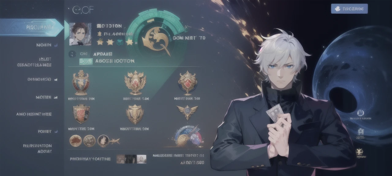 (Masterpiece, the best, quality), a handsome young dressed man with short white sleeves, a serious expression, at night, (withdrawing money in front of an ATM), upper body display