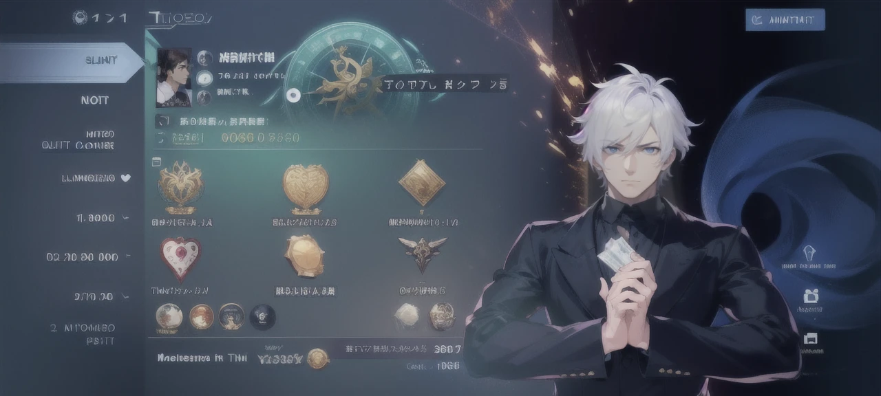 (Masterpiece, the best, quality), a handsome young dressed man with short white sleeves, a serious expression, at night, (withdrawing money in front of an ATM), upper body display