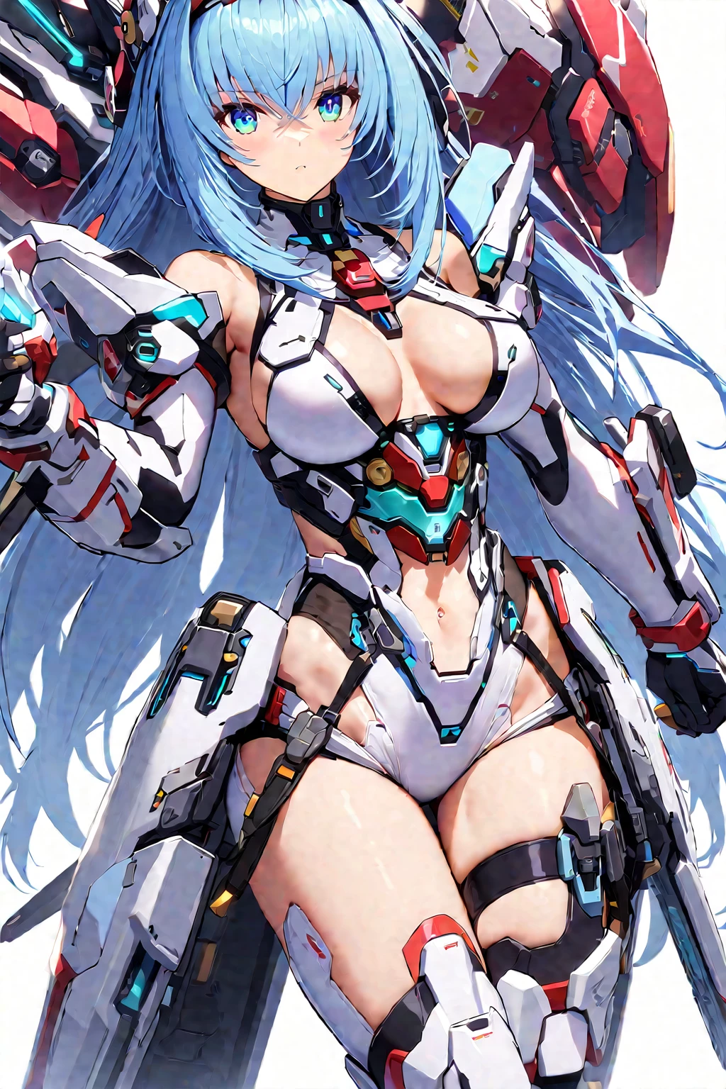 (extremely detailed fine touch:1.3), 1girl, Xenosaga, KOS-MOS FIX, R-cannon