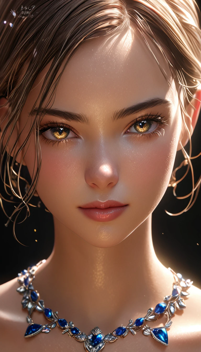 (Perfect Masterpiece, Highly Detailed CG UNITY 32K UHD Quality Resolution Wallpaper, Photorealistic, RAW Photo, Perfect Photogenic Clarity, Official Art, Award Winning Portrait, Super Super Realistic, Super Super Detailed , realistic shiny skin, ray tracing, glowing ambient light, face-only animation)