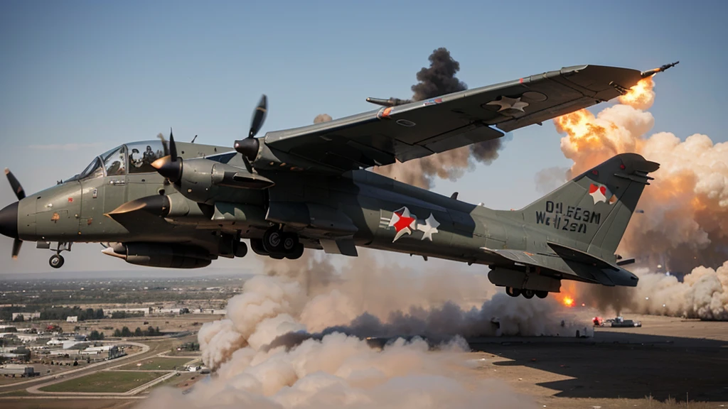 RUSSIA WAS ATTACKED BY A WARTHOG PLANE UNTIL IT BURNED