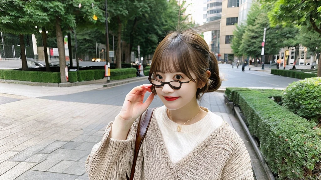 cute youth Popularity fashionable OL Short glasses