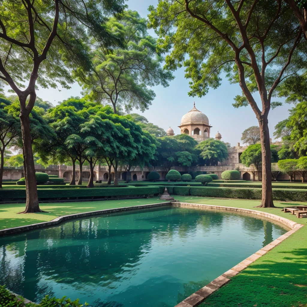 If Lodhi Garden was built on the middle of the sea then the view would have been like this,