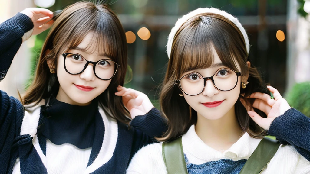 cute youth Popularity fashionable OL Short glasses