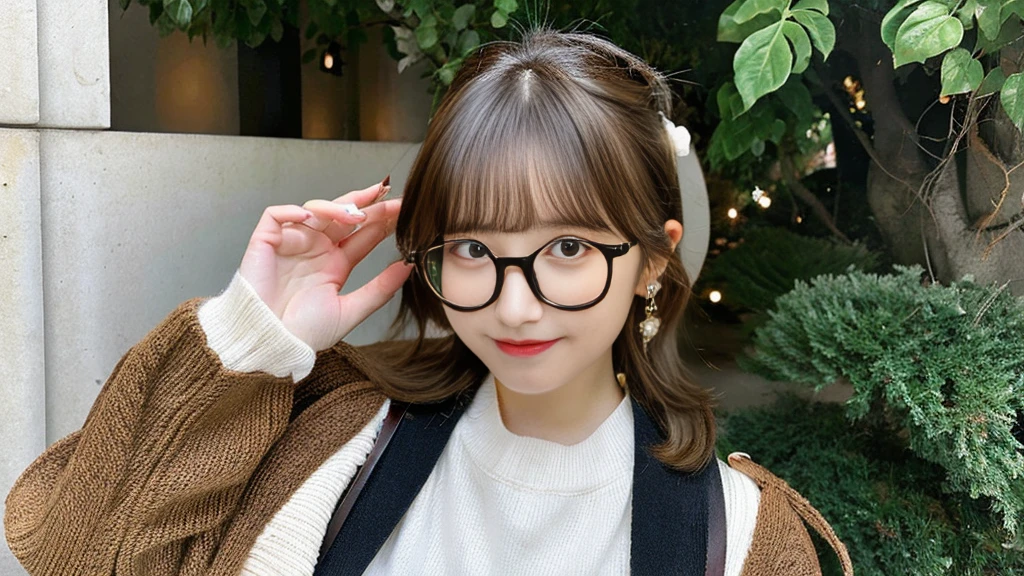 cute youth Popularity fashionable OL Short glasses