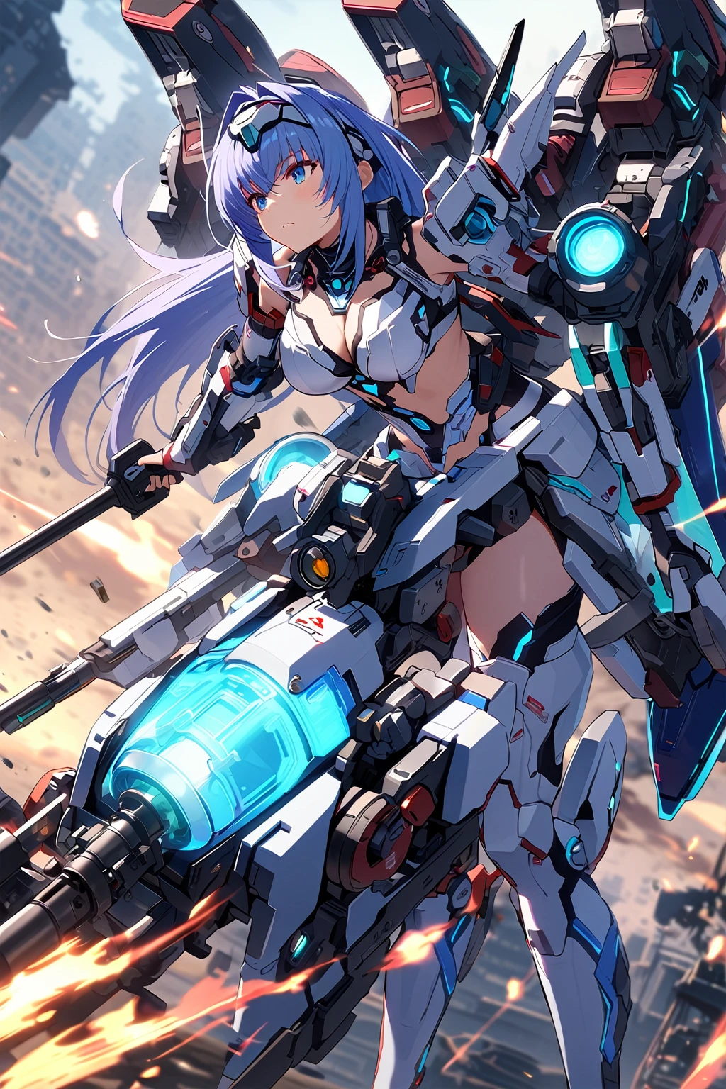 (extremely detailed fine touch:1.3), 1girl, Xenosaga, KOS-MOS FIX, R-cannon