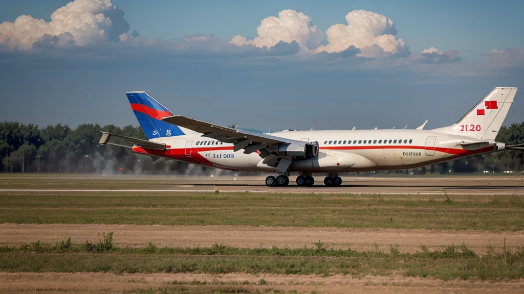 RUSSIAN SOLAR POWER BURNED DUE TO ATTACKED BY PLANE