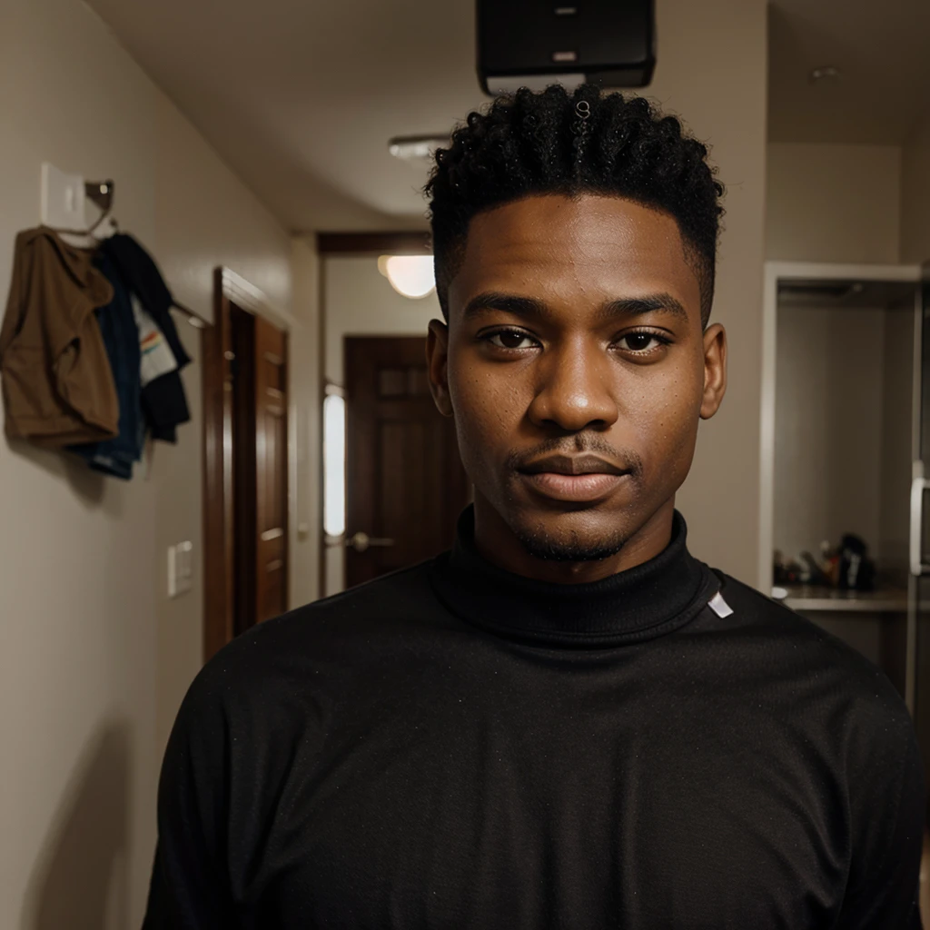Selfie black man 21 years old