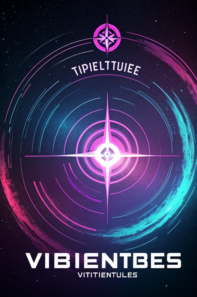 Logo only, do not add text

Theme/Title:
VibeTribeAdventures

Typography:
Bold, uppercase font with sharp edges: This conveys strength and adventure, ensuring the text stands out prominently.

Colors:
Gradient of cool colors: Incorporate purple, and deep blue to add vibrancy and a sense of dynamic movement.

Imagery:
A compass with a winding trail leading into the distance: This symbolizes exploration and journey, reinforcing the adventurous theme.