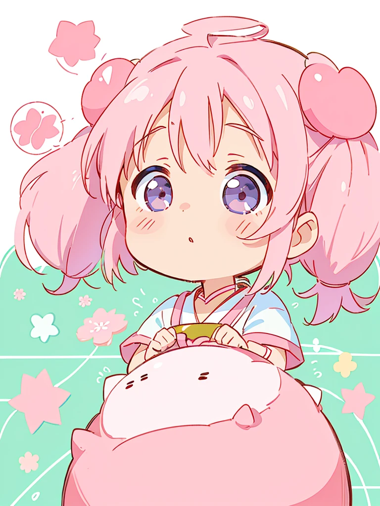 Momoko Sakura style, Kawaii Design, The most beautiful girl of all time、Chibi, (((ニュースレポーター))), (((TVニュース))), (((マイクロフォン)))