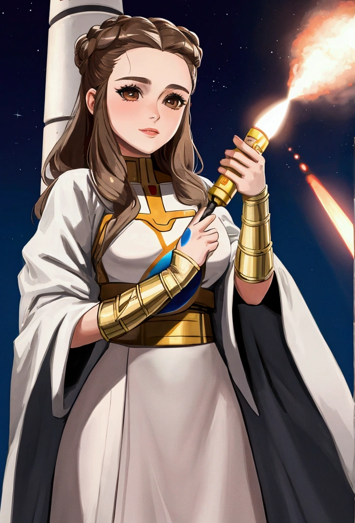 [Padme Amidala] Holding a Rocket