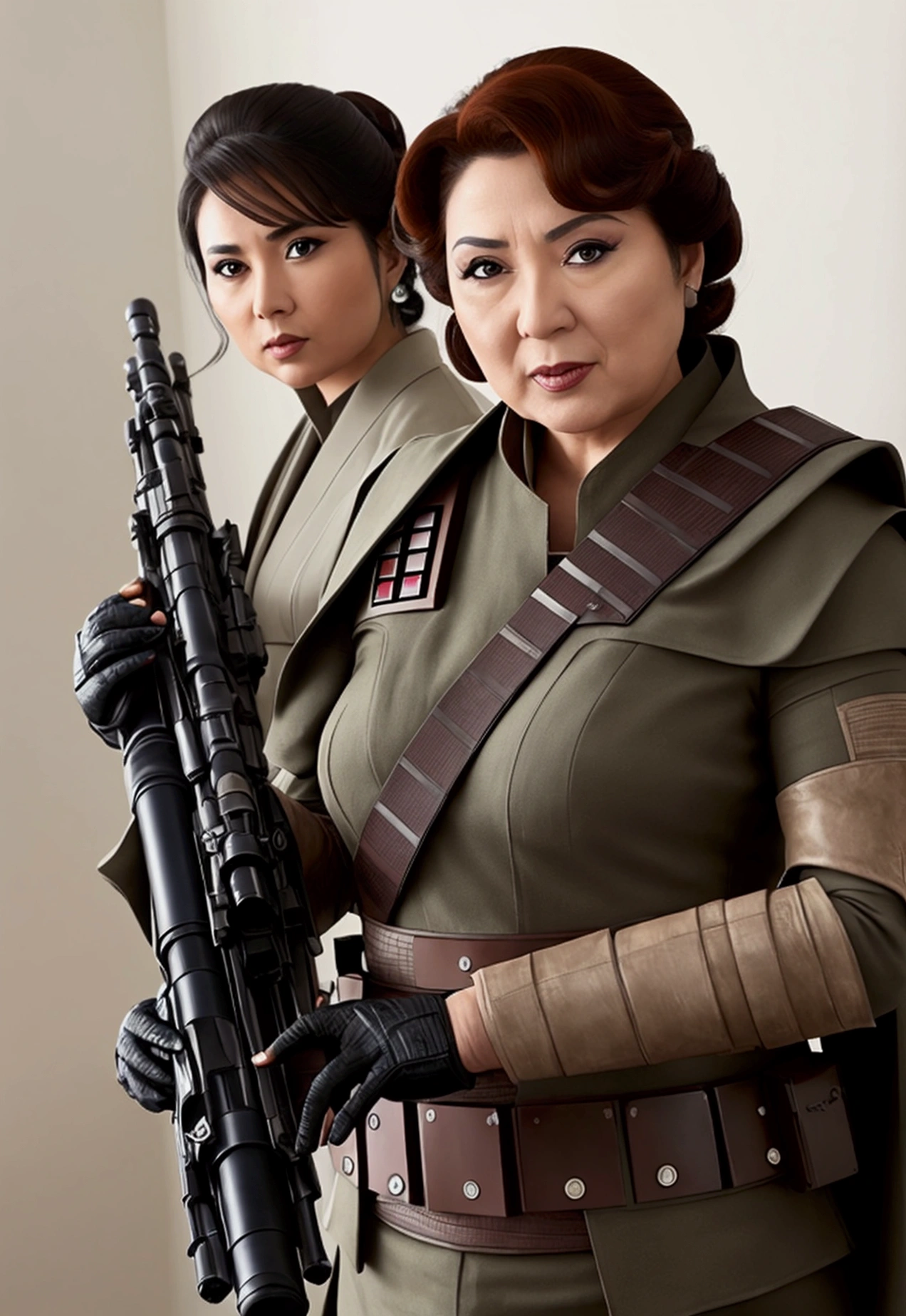 [Senator Chuchi from Star Wars] Holding a Missile Launcher