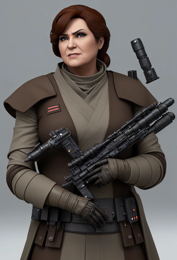 [Senator Chuchi from Star Wars] Holding a Missile Launcher