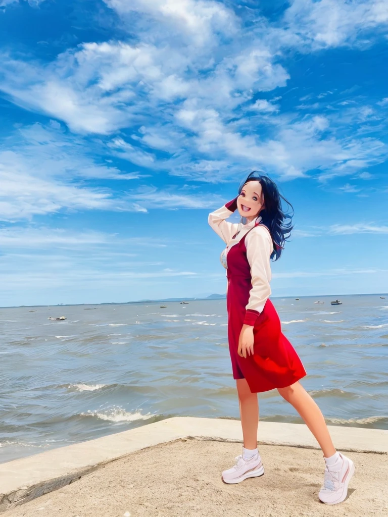 masterpiece、Highest quality、Ultra-high resolution、Big tits  、short hair、Black Hair、baby Face、Open your mouth just a little、หน้าอก ขนาดกลาง、 for teen , โชว์หน้าอก, โชว์กางเกงใน, กางเกงในสีขาว,