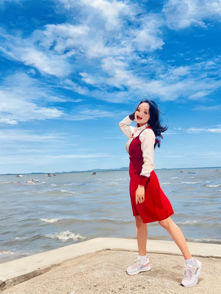 masterpiece、Highest quality、Ultra-high resolution、Big tits teen 、short hair、Black Hair、baby Face、Open your mouth just a little、หน้าอก ขนาดกลาง、 for teenage  , โชว์หน้าอก, โชว์กางเกงใน, กางเกงในสีขาว,