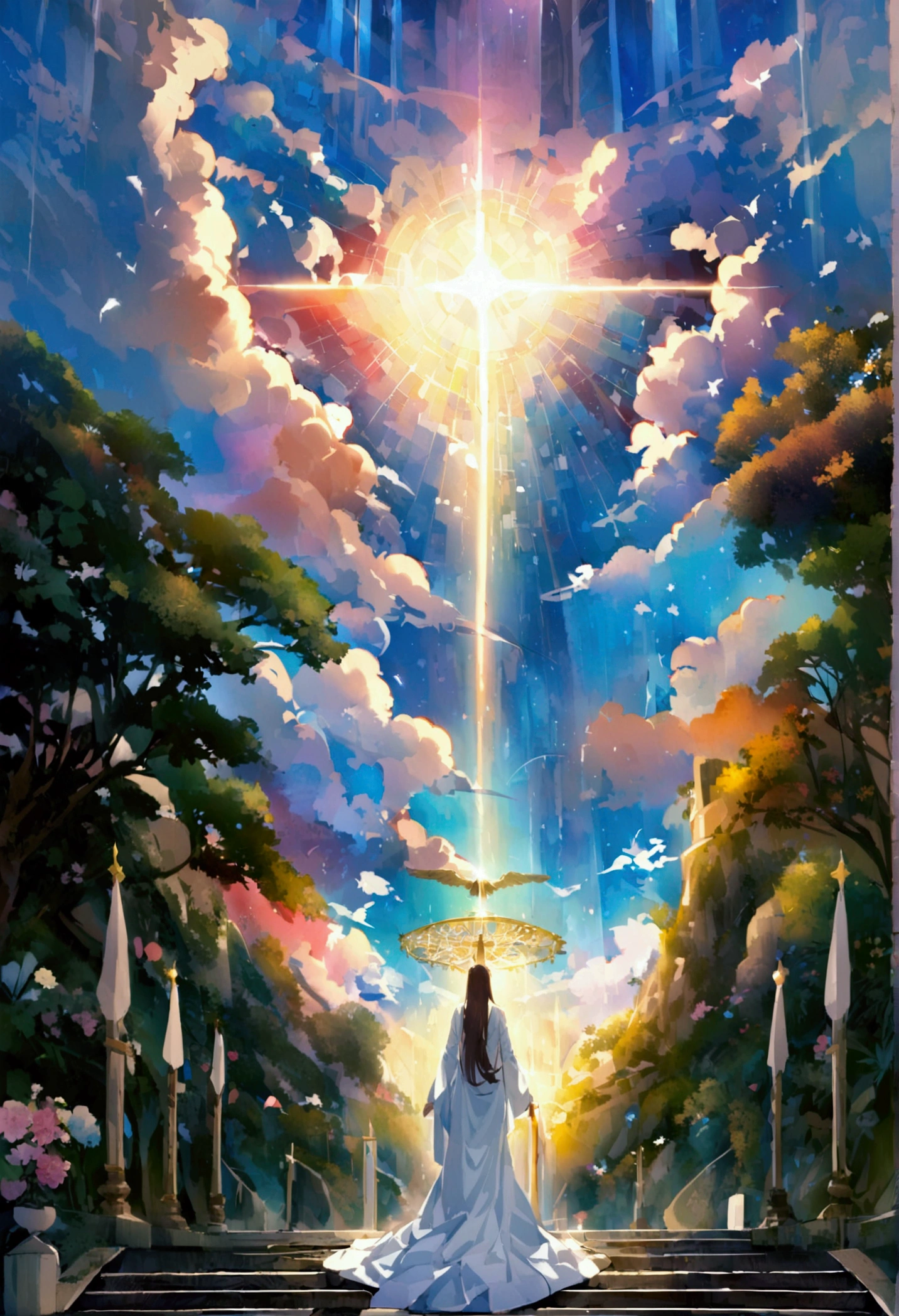 Bible、godの言葉、truth、Book、Angel、heaven、glory、The Kingdom of the Millennium、happiness、Shine、god、White robe、