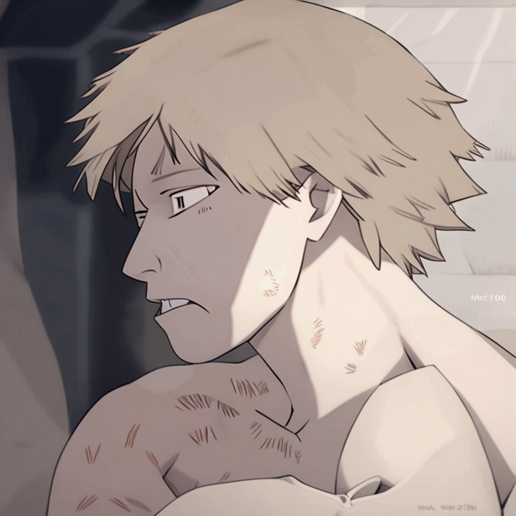 ((Masterpiece, best quality)), (very detailed CG unity 8k wallpaper) (best quality), (best illustration), (best shadows), super detailed --v6a boy with blonde and messy yellow hair, light brown eyes