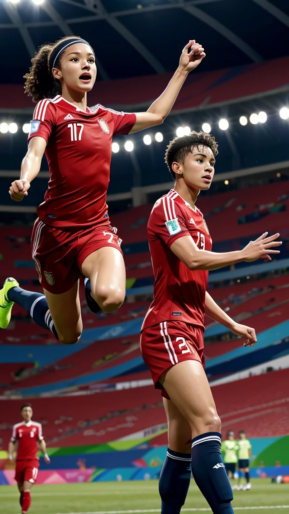 Soccer players are performing well on the Olympic stage