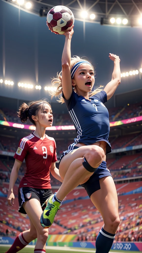 Soccer players are performing well on the Olympic stage