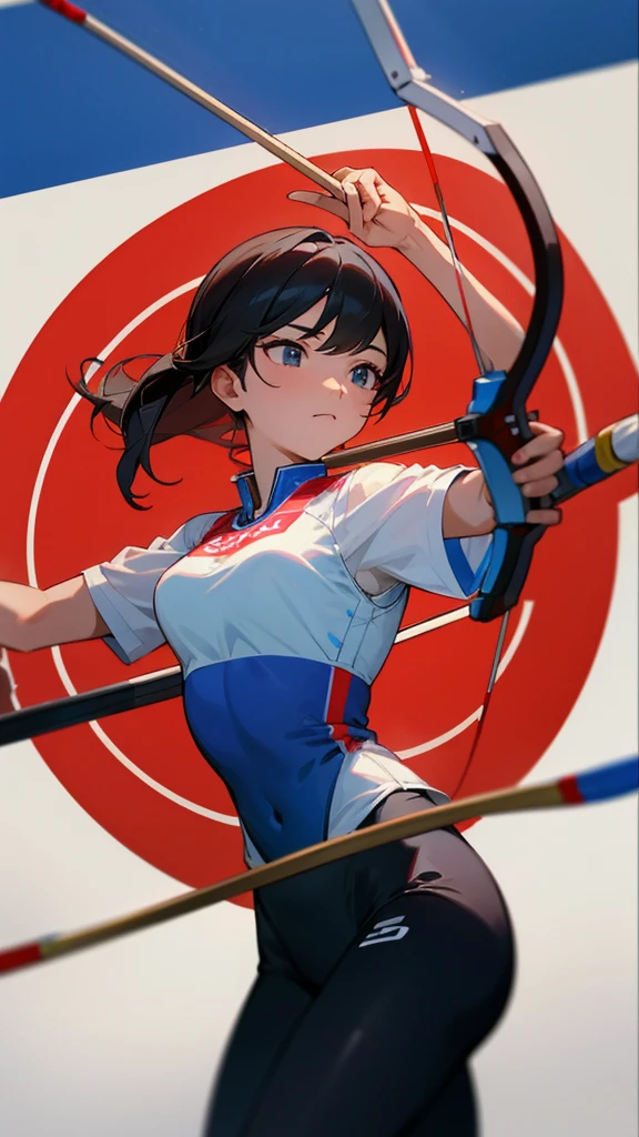Archery athletes are doing well on the Olympic stage.。