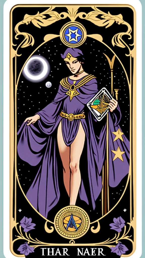 A Custom Tarot Card Deck: The Universalist's Deck; Major Arcana Card Zero "The Fool"