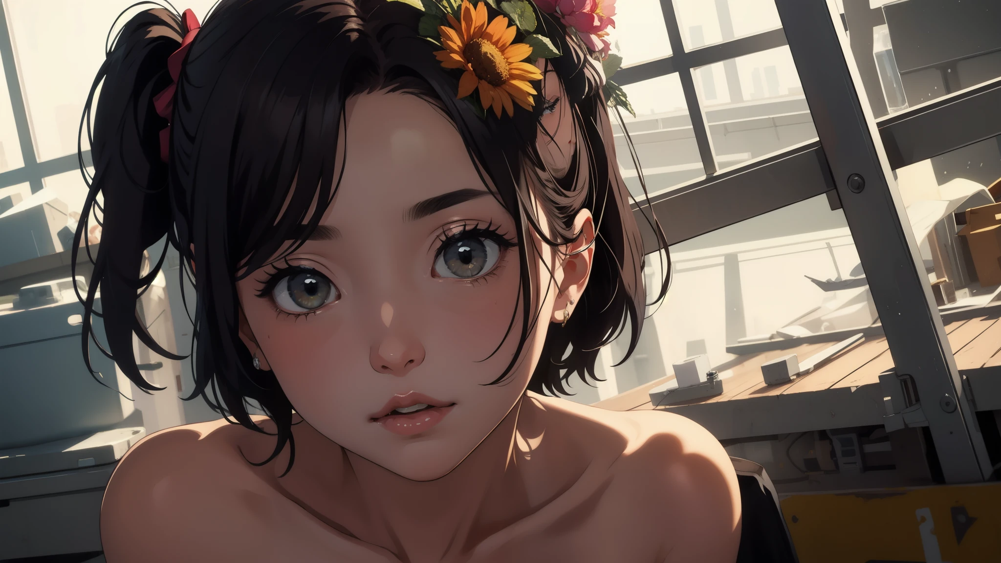 (masterpiece, Best quality:1.2), complex parts, Ari&#39;s coven, 1 girl, (better quality)), ((First job)), (Reality) , ((())), backlight, Sun Ray, ((Elf, living in the forest)), whole body, Thin, charming, (transparent clothes), ((Esfoasante dress)), vineyard, First job, 8 k, (beautiful flowers), shadow universe style, Dark forest background, in the dark forest, elf ear, Drow, black crimes, black scarf around the neck, Blue eyes , ultra detailed, beautiful and aesthetically pleasing, masterpiece, Best Quality Score, extremely detailed, ray tracing, Medium Body, close-up, High view, particles and hard light, cut corner. depth of field、natural soft light、professional lighting、aboutтличная улыбка、(highly detailed skin: 1.2)、Photorealistic render of an anime girl、Bright highlights of the eyes、Highest standards、Highest image quality、table、complex parts、A high resolution、depth of field、natural soft light、professional lighting、about, standing, very long hair, cowboy shot, brilliant, brilliant hair, (night:1.2),Dreamy, [[gentle fingers and hands:0.55]::0.85],(detailed fingers),),(emotional),(breathtaking),(main part:1.2) whole body.), (Anime Style), (Super Detailed), (brutal), (uhd, HDR), (8K), (High Resolution: 1.2), (Complex and Beautiful: 1.2)