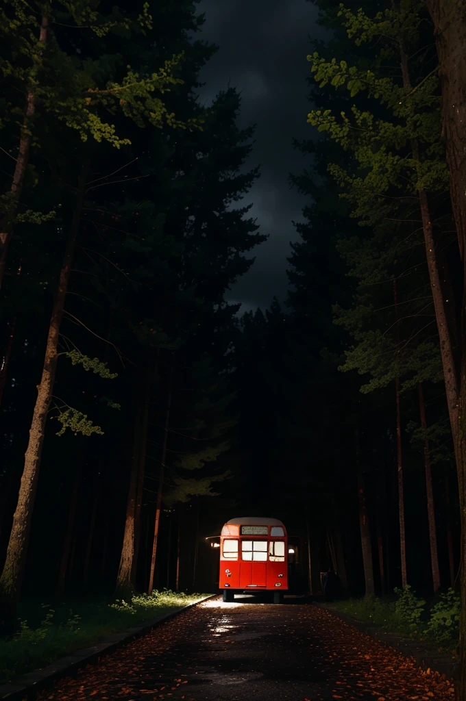The bus entered the cobblestone courtyard of a huge, gloomy building that looked like an old convent in the middle of a forest of colossal trees. It was already night and it was raining.