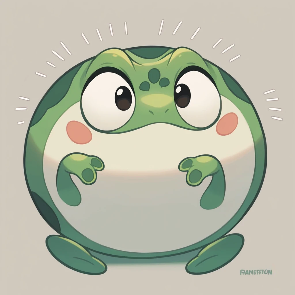 a cute frog conductor leading an orchestra, whimsical cartoon style, vector flat logo, simple lines, funny, white backdrop, detailed facial features, expressive pose, unique ornaments, high quality illustration, digital art