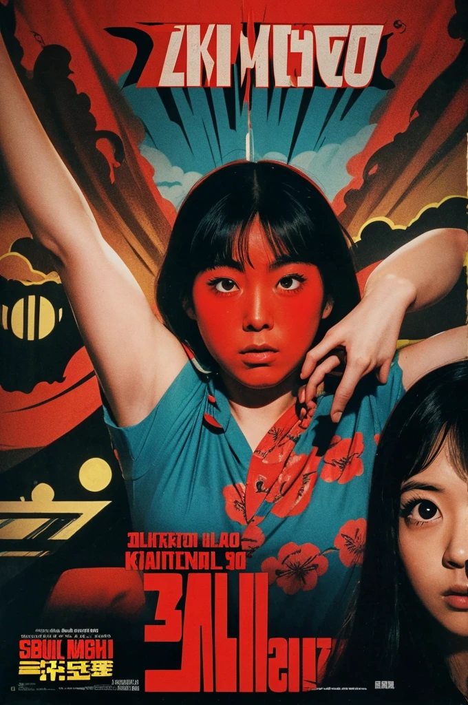 1970s Japanese slasher movie posters, Kazuo Umezu Style
