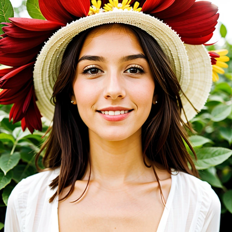 woman as a flower
