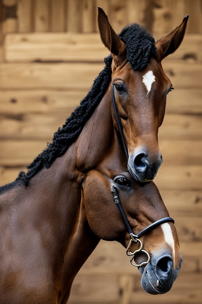 (best quality, 4k, 8k, high resolution, masterpiece:1.39), outside a barn, ultra detallado, (photorealistic rendering, focus on body, focus on equine anatomy:1.4), portrait, profesional, vivid colors, Sharp focus, (studio lighting:1.1), detailed textures, (warm color tone:0.9), (a big man, solo, half-horse, satyr, afroamerican, with hyper equine genitalia, Ebony, thug, dark skin, full view:1.3), nude, facial hair, dreadlocks, (looking at viewer, piercing eyes:1.05), face with strong and defined features, (big muscles, buff, beefy, hyper muscles, sweaty, very hairy, oiled dark skin, body hair, hairy armpits:1.41), horse shaped snout, wide body, full body portrait, (whole body visible, man with equine genitalia, horsecock, medial ring, mottled penis, dark leathery skin:1.34), cresty equine neck, man with horse mane, oversized trapezius, (thick equine sheath:1.22), very detailed equine sheath, (massive equine legs, wider hips, man with equine legs and hooves, powerful hooves, view from the floor:1.07), flared head