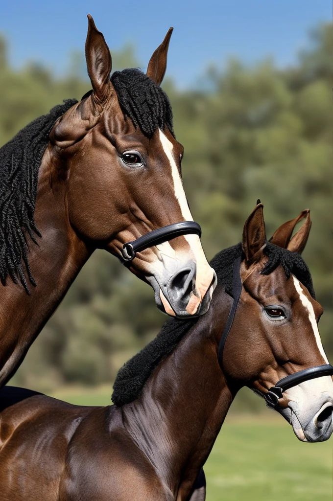 (best quality, 4k, 8k, high resolution, masterpiece:1.39), outside a barn, ultra detallado, (photorealistic rendering, focus on body, focus on equine anatomy:1.4), portrait, profesional, vivid colors, Sharp focus, (studio lighting:1.1), detailed textures, (warm color tone:0.9), (a big man, solo, half-horse, satyr, afroamerican, with hyper equine genitalia, Ebony, thug, dark skin, full view:1.3), nude, facial hair, dreadlocks, (looking at viewer, piercing eyes:1.05), face with strong and defined features, (big muscles, buff, beefy, hyper muscles, sweaty, very hairy, oiled dark skin, body hair, hairy armpits:1.41), horse shaped snout, wide body, full body portrait, (whole body visible, man with equine genitalia, horsecock, medial ring, mottled penis, dark leathery skin:1.34), cresty equine neck, man with horse mane, oversized trapezius, (thick equine sheath:1.22), very detailed equine sheath, (massive equine legs, wider hips, man with equine legs and hooves, powerful hooves, view from the floor:1.07), flared head