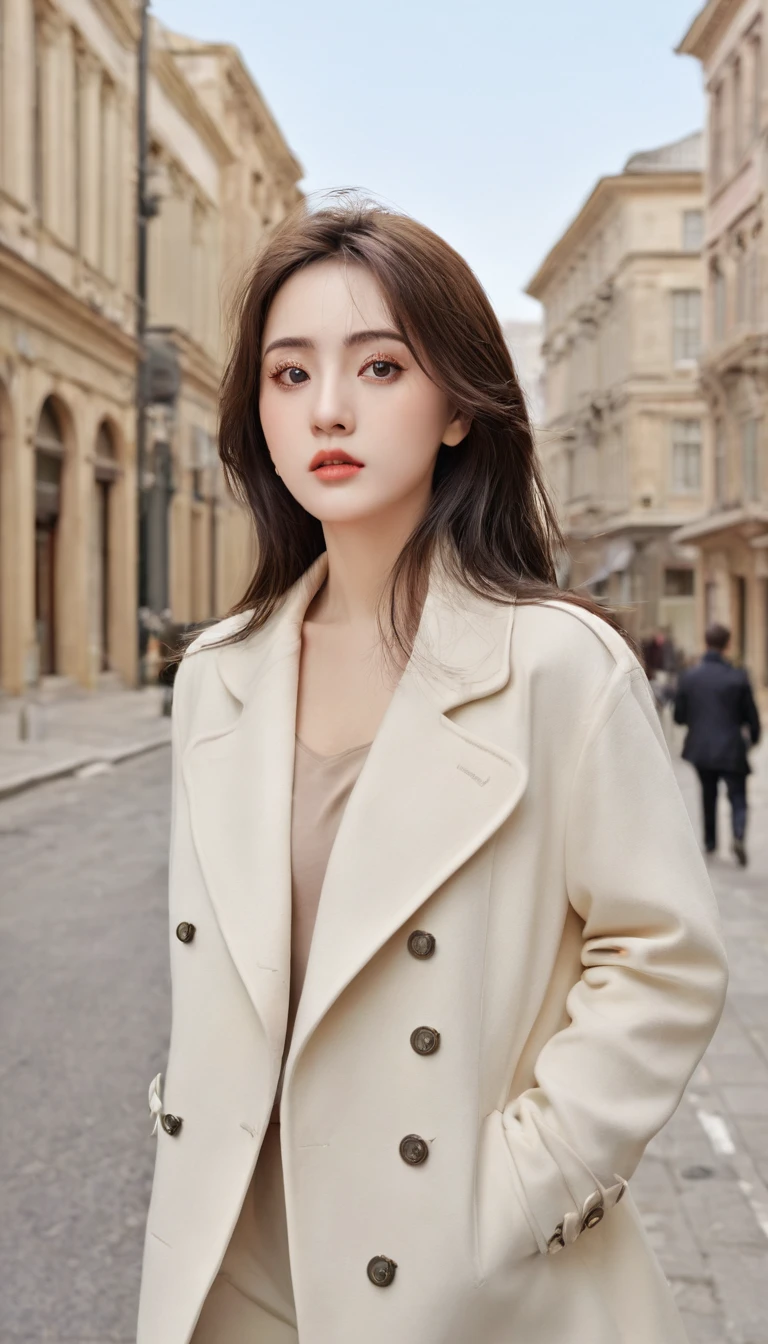 (masterpiece,best quality,Extremely detailed:1.6),illustration,, (Solitary,1 Girl,Beautiful and delicate eyes:1.2),, City,street,