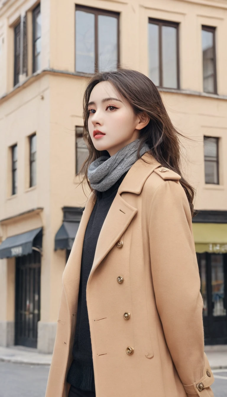 (masterpiece,best quality,Extremely detailed:1.6),illustration,, (Solitary,1 Girl,Beautiful and delicate eyes:1.2),, City,street,