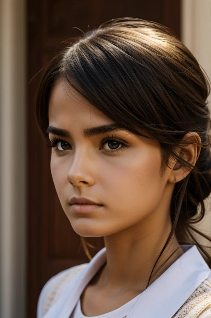 a serious girl